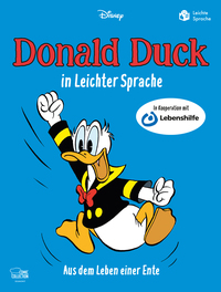 Vorderes Coverbild Donald Duck in Leichter Sprache