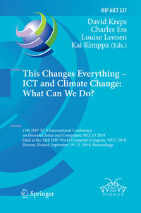 Vorderes Coverbild This Changes Everything – ICT and Climate Change: What Can We Do?