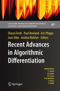 Vorderes Coverbild Recent Advances in Algorithmic Differentiation