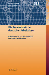 Vorderes Coverbild Die Lohnansprüche deutscher Arbeitsloser