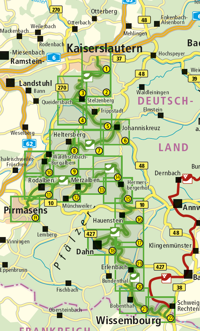 Beispielinhalt (Bild) Pfälzer Waldpfad
