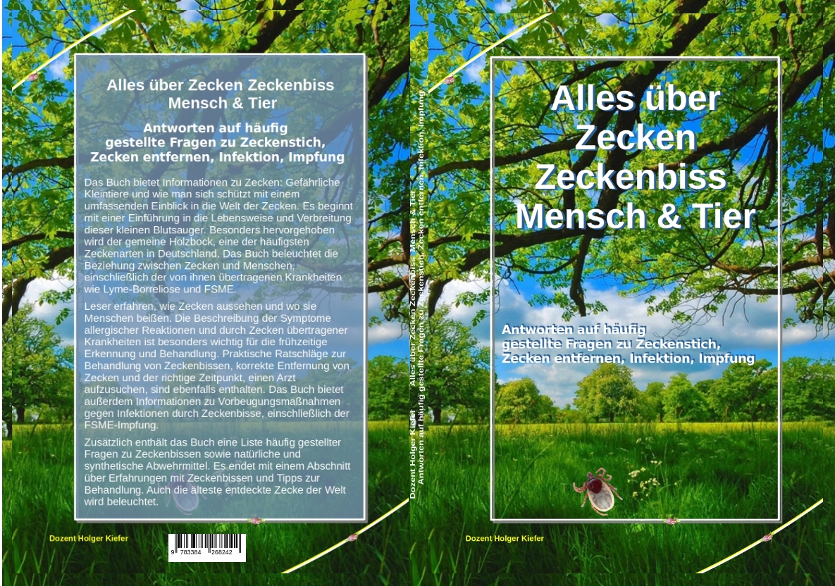 Gesamtes Coverbild Alles über Zecken Zeckenbiss Mensch & Tier