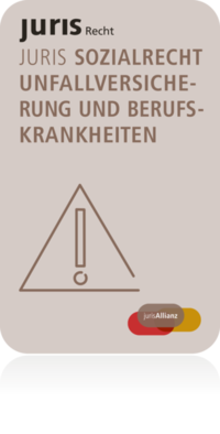 Vorderes Coverbild juris Sozialrecht Unfallversicherung und Berufskrankheiten