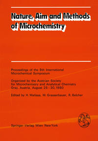 Vorderes Coverbild Nature, Aim and Methods of Microchemistry