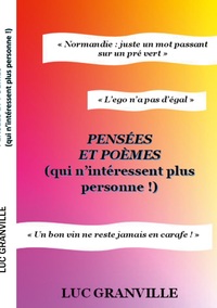 Vorderes Coverbild pensées et poèmes qui n'intéressent plus personne