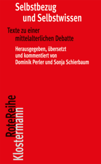 Vorderes Coverbild Selbstbezug und Selbstwissen