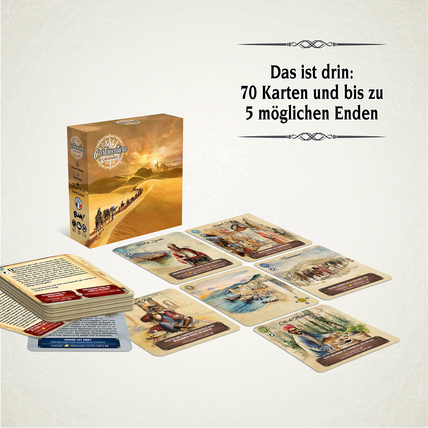 Beispielinhalt (Bild) Cartaventura Karawanen