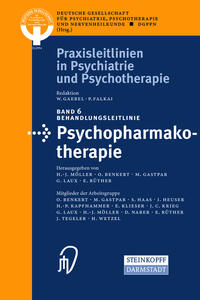 Vorderes Coverbild Behandlungsleitlinie Psychopharmakotherapie