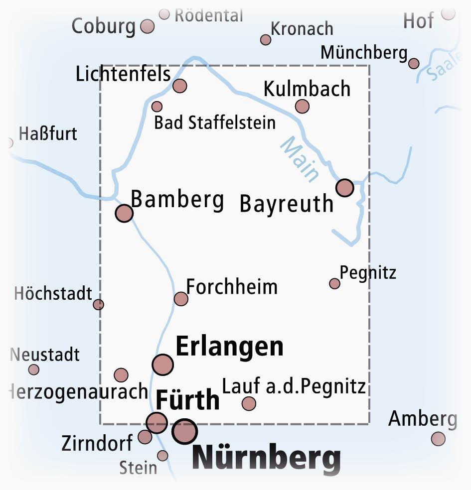 Beispielinhalt (Bild) Fränkische Schweiz, Bamberg - Bayreuth, Forchheim - Erlangen