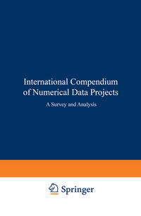 Vorderes Coverbild International Compendium of Numerical Data Projects