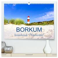 Vorderes Coverbild Borkum, bezaubernde Nordseeinsel (hochwertiger Premium Wandkalender 2025 DIN A2 quer), Kunstdruck in Hochglanz