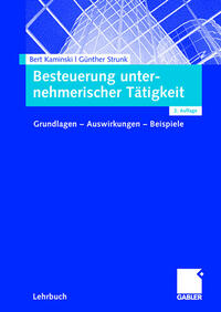 Vorderes Coverbild Besteuerung unternehmerischer Tätigkeit