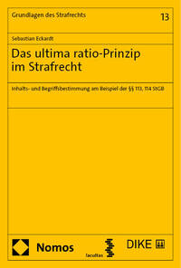 Vorderes Coverbild Das ultima ratio-Prinzip im Strafrecht