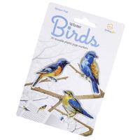 Vorderes Coverbild Stikki Marks 30 Mini-Lesezeichen (Winter Birds) - selbsthaftend - wiederablösbar