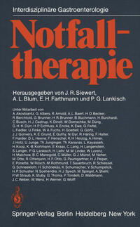 Vorderes Coverbild Notfalltherapie