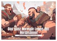 Vorderes Coverbild Das ganz normale Leben der Nordmänner (Wandkalender 2025 DIN A2 quer), CALVENDO Monatskalender