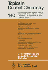 Vorderes Coverbild Molecular Inclusion and Molecular Recognition — Clathrates I
