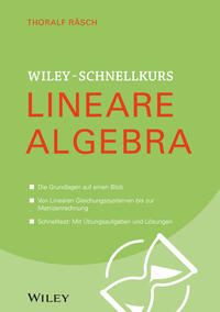 Vorderes Coverbild Wiley-Schnellkurs Lineare Algebra