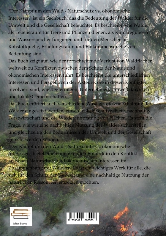 Rückseitencover Der Kampf um den Erhalt des Waldes