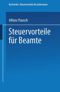 Vorderes Coverbild Steuervorteile für Beamte