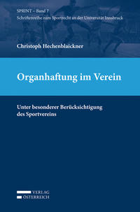 Vorderes Coverbild Organhaftung im Verein
