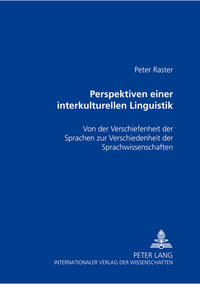 Vorderes Coverbild Perspektiven einer interkulturellen Linguistik