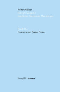 Vorderes Coverbild Drucke in der Prager Presse
