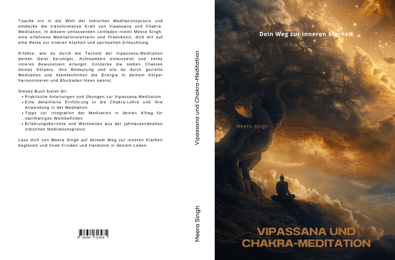 Gesamtes Coverbild Vipassana und Chakra-Meditation