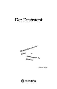 Vorderes Coverbild DER DESTRUENT