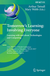 Vorderes Coverbild Tomorrow's Learning: Involving Everyone. Learning with and about Technologies and Computing