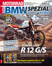 Vorderes Coverbild Motorrad BMW Spezial - 01/2025