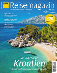 Vorderes Coverbild ADAC Reisemagazin mit Titelthema Kroatien