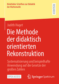 Vorderes Coverbild Die Methode der didaktisch orientierten Rekonstruktion