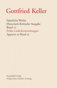 Vorderes Coverbild Sämtliche Werke. Historisch-Kritische Ausgabe, Band 27