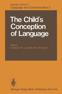 Vorderes Coverbild The Child’s Conception of Language