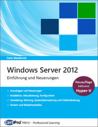 Vorderes Coverbild Windows Server 2012 - Einführung und Neuerungen
