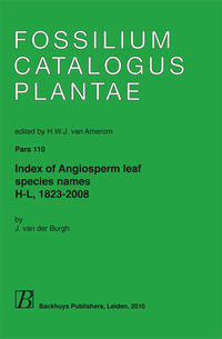 Vorderes Coverbild Fossilium Catalogus II: Plantae. Pars 110