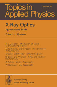 Vorderes Coverbild X-Ray Optics