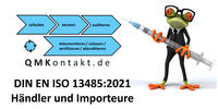 Vorderes Coverbild Musterhandbuch Medizinprodukte Handel DIN EN ISO 13485:2021