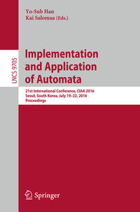 Vorderes Coverbild Implementation and Application of Automata
