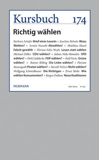 Vorderes Coverbild Kursbuch Nr. 174