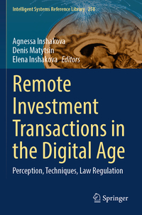 Vorderes Coverbild Remote Investment Transactions in the Digital Age
