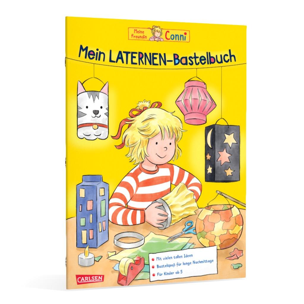 Beispielinhalt (Bild) Conni Gelbe Reihe (Beschäftigungsbuch): Mein Laternen-Bastelbuch