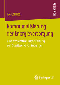 Vorderes Coverbild Kommunalisierung der Energieversorgung