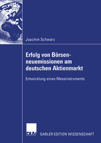 Vorderes Coverbild Erfolg von Börsenneuemissionen am deutschen Aktienmarkt