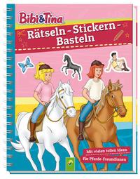Vorderes Coverbild Bibi & Tina - Rätseln, Stickern, Basteln