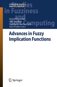Vorderes Coverbild Advances in Fuzzy Implication Functions