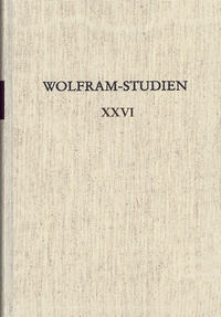 Vorderes Coverbild Wolfram-Studien XXVI