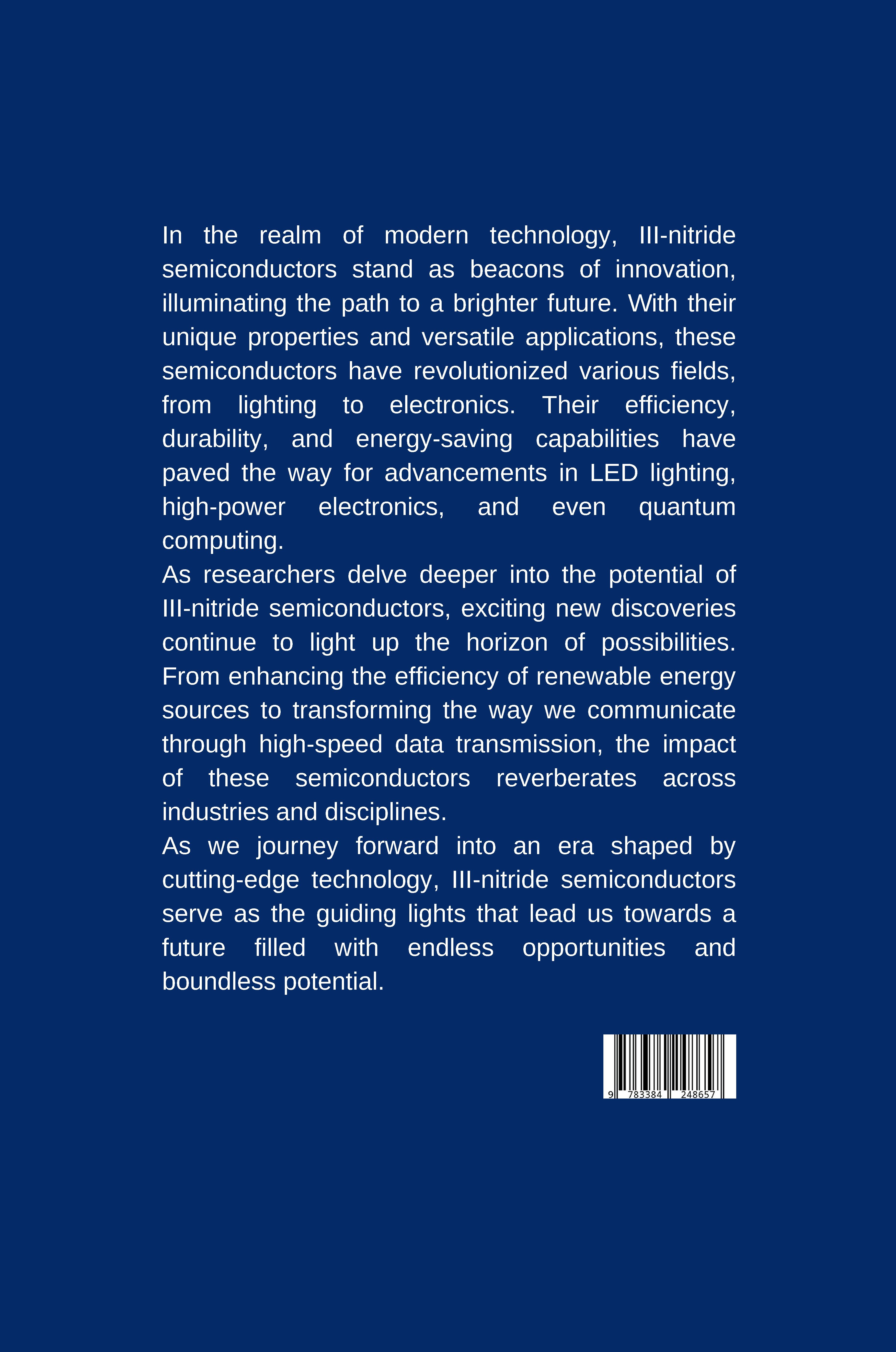 Rückseitencover III-Nitride Semiconductors: Lighting the Way to the Future