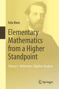 Vorderes Coverbild Elementary Mathematics from a Higher Standpoint